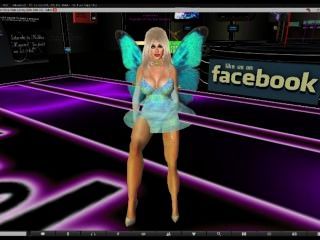 Second Life Light Show At The Black Rope Club + Nude Body Painting
