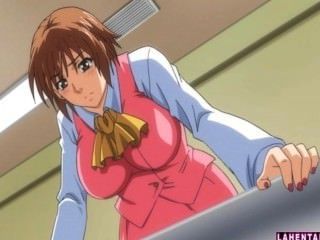 Big Titted Hentai Office Slut Gets Fucked