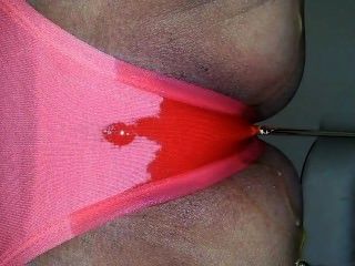 Peeing In My Pink Panties
