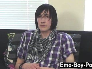 Gay Sex Adorable Emo Stud Andy Is New To Porn But He Soon Gets In To The
